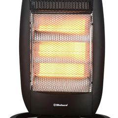 Heater 1200W, Portable Room Heater with 3 Heat Settings, 90 Oscillation, Tip Over Safety Switch, Compact Carry Handle, Black