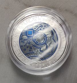 Austria 25 Euro Silver/Niobium (.900) Proof Coin 2019 - Artificial Intelligence - Silver Niobium Series