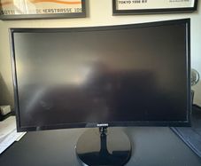 Samsung - Curved Monitor - Full HD (1080p) - 23.5"