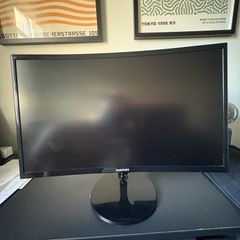 Samsung - Curved Monitor - Full HD (1080p) - 23.5"
