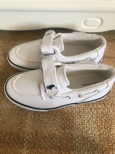 White Ralph Lauren Boat Runners - New