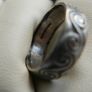 Vintage 925 Sterling Silver Celtic spiral band Ring size Q - 5.0g Image 4