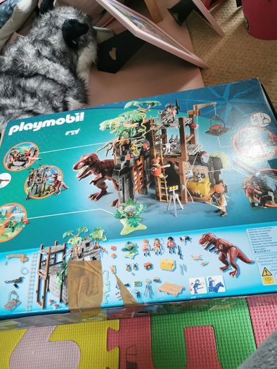 PLAYMOBIL Dinos 9429 Hidden Temple with T-Rex, For Children Ages 4+