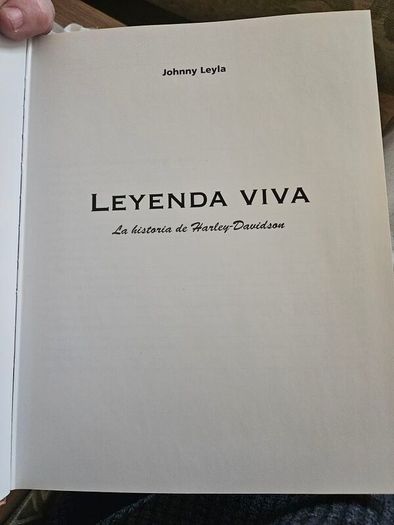 Harley Davidson. Spanish Version.  First Edition Large Volume Hardback In Good Condition  See Photos For Same.