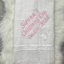 Personalised Christening Shawl and Candle set Image 2