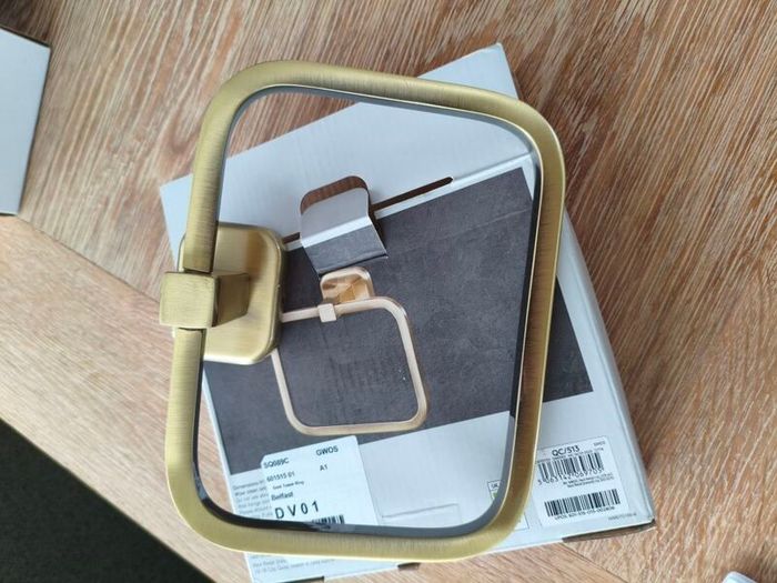 Towel Ring and Toilet Roll holder