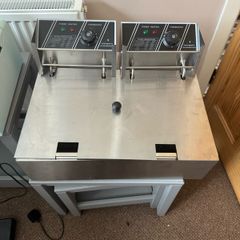 Deep Fat fryer - commercial double sided stainless steel