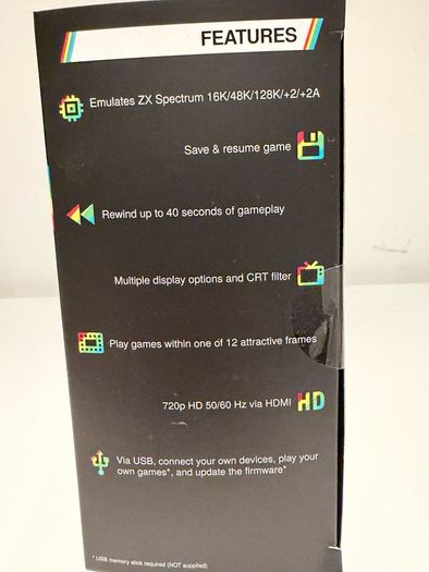 The spectrum retro console NEW SEALED