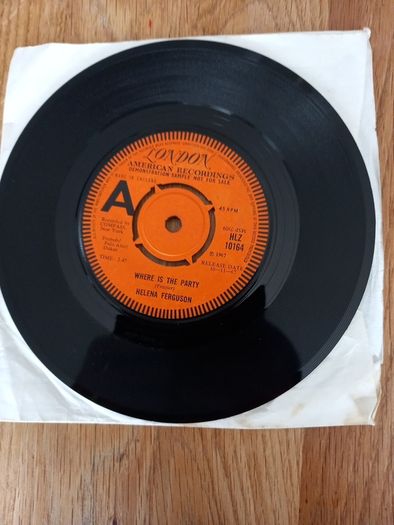 Helena Ferguson Where Is The Party Demo Promo 7"
