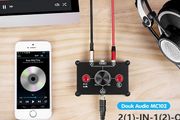 Nobsound Little Bear MC102 Mini 2(1)-IN-1(2)-OUT 3.5mm Stereo Audio Switcher Passive Selector Splitter Box (Black)
