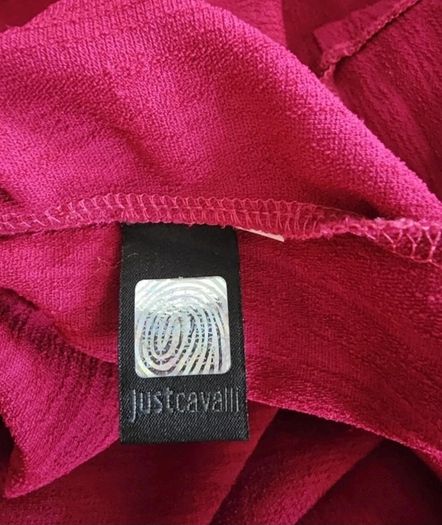 Just Cavalli (Roberto Cavalli) Red Wrap Dress