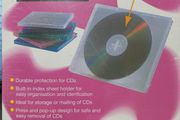 Accodata 52560 rainbow cd case - pack of 5