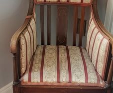 Vintage Edwardian Inlaid Armchair