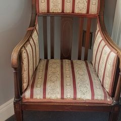 Vintage Edwardian Inlaid Armchair