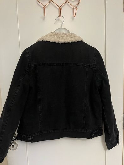Denim warm jacket