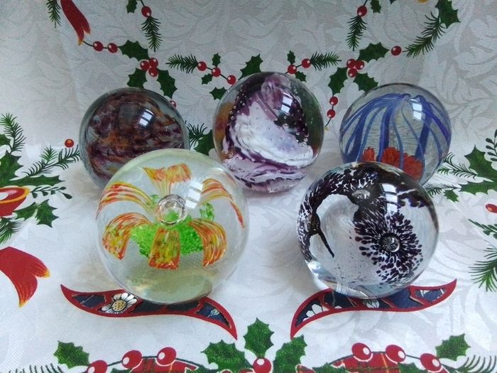 Fancy Glass Paperweights