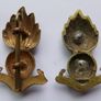 Original WW1 British Army Engineers Metal Uniform Collar Dogs Image 4