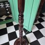 Floorlamp Retro Vintage 20th  Midcentury Floorlamp with pink silk shade Image 3