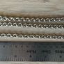 Heavy 925 Silver T-bar necklace & Heart bracelet 74.45 grams total weight Image 10