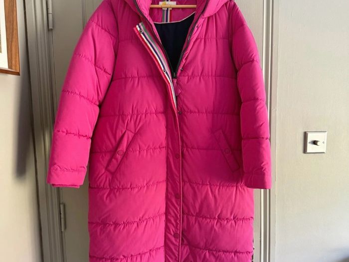 Boden Pink Puffa Coat