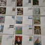 15 Irish Silk First Day Covers Image 8