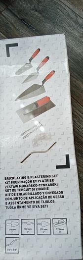 6 Piece Brick Laying and Plastering Trowel Set.