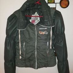 Angels Never Die Mixed Media Sculpted Jacket - Size 10/12, , AV