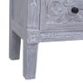 Sideboard with 2 Drawers 90x30x60 cm Solid Mahogany Wood Image 3