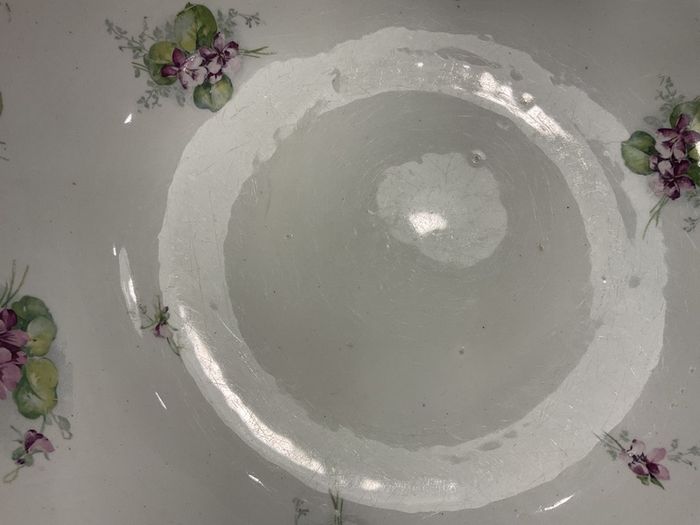Empire Ware Antique Serving Bowl Lilac Print
