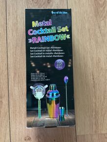 Metal Cocktail Set Rainbow