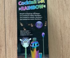 Metal Cocktail Set Rainbow