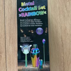 Metal Cocktail Set Rainbow