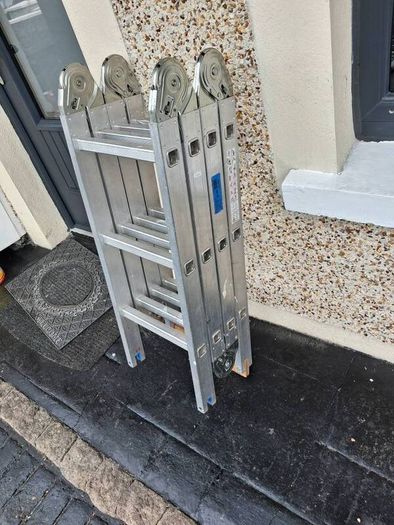 Four piece folding ladder