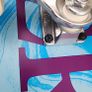RRP 95 eur New Unused Nervous Logo Blue Complete Skateboard 8.125 Image 9