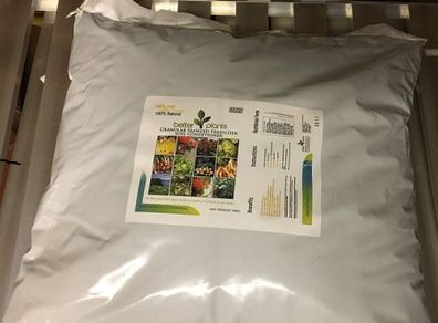 10 kg Bag of Dried Milled Organic Seaweed Fertiliser
