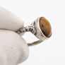 925 Vintage Sterling Silver And Tigers Eye Ring Image 6