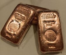 3 x 10oz copper bar