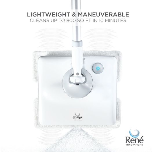 Electric Sonic Scrub Cordless Floor Cleaning System Equipped With on-demand Spray & Rechargeable