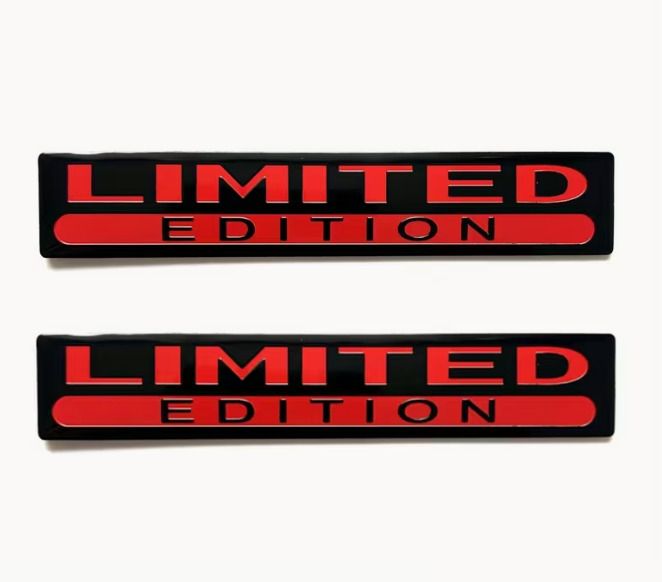 1pcs LIMITED EDITION Metal Car Logo Sticker - Suitable for Car Trunk, Rear, Side, and Body Decoration Decals Accessories