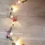 Christmas garland string lights Image 2