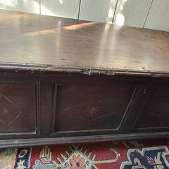 Antique 17th Century Chestnut Wood Coffer