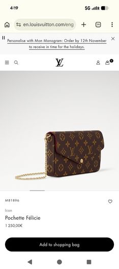 Louis Vuitton Pochette Felicie