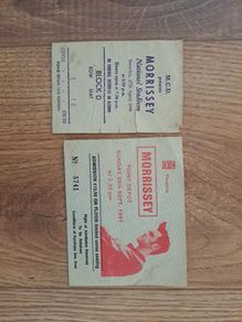 morrissey tickets 1991