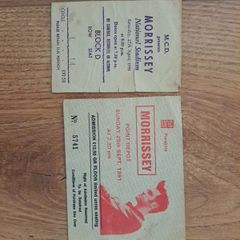 morrissey tickets 1991