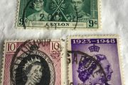 3 old British Empire stamps