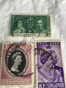 3 old British Empire stamps