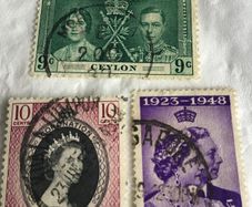 3 old British Empire stamps