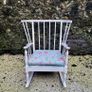 Mid-century painted spindle back rocking chair Image 2