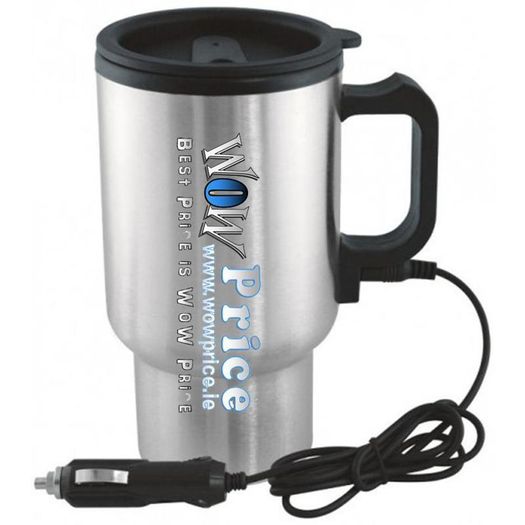 26411 12v In-Car Thermos Heated Travel Mug