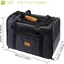 Cat Carrier - Airline Approved, Top Opening Portable Dog Bag with Breathable Mesh/Removable Mat, Adjustable Shoulder Strap & Bowl, Foldable Travel Cage, M, Grey (Max 7kg) Image 5